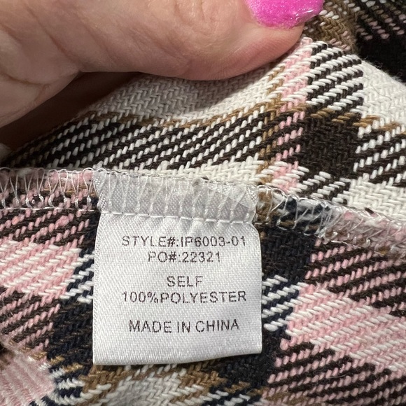 BiBi|Flannel Blazer| Size XL - Picture 6 of 6